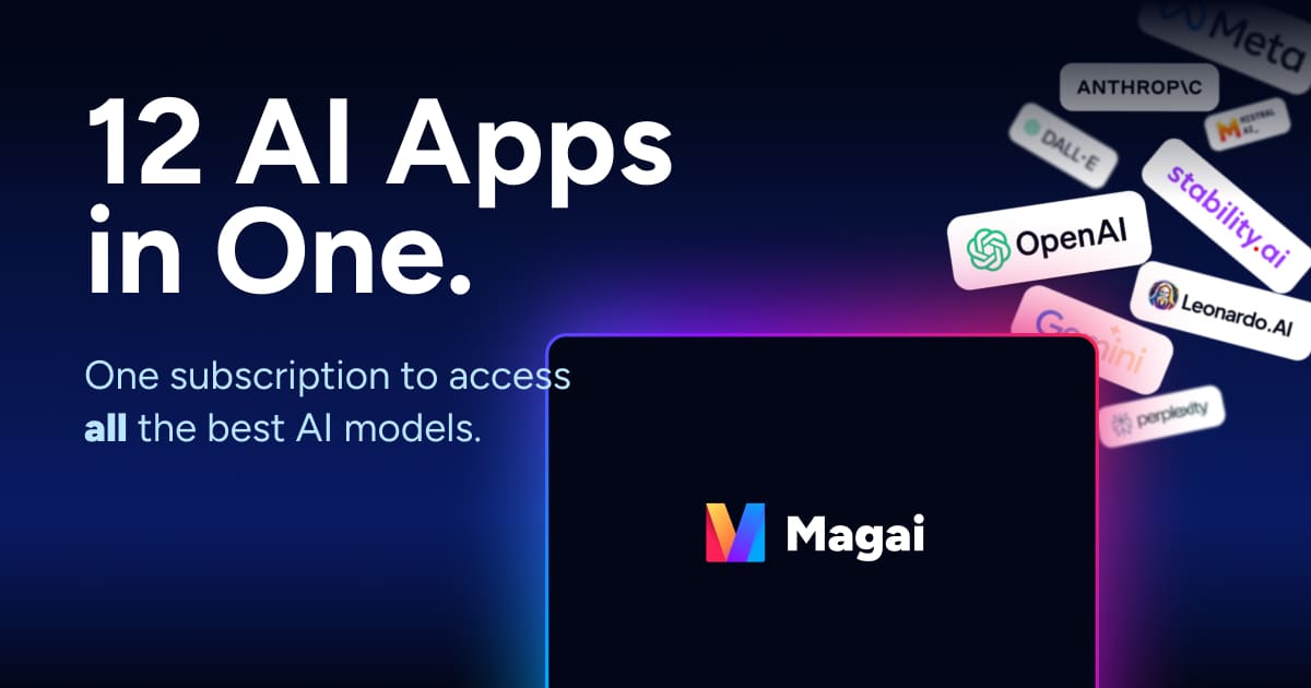 magai - 12 ai apps in one subscripton